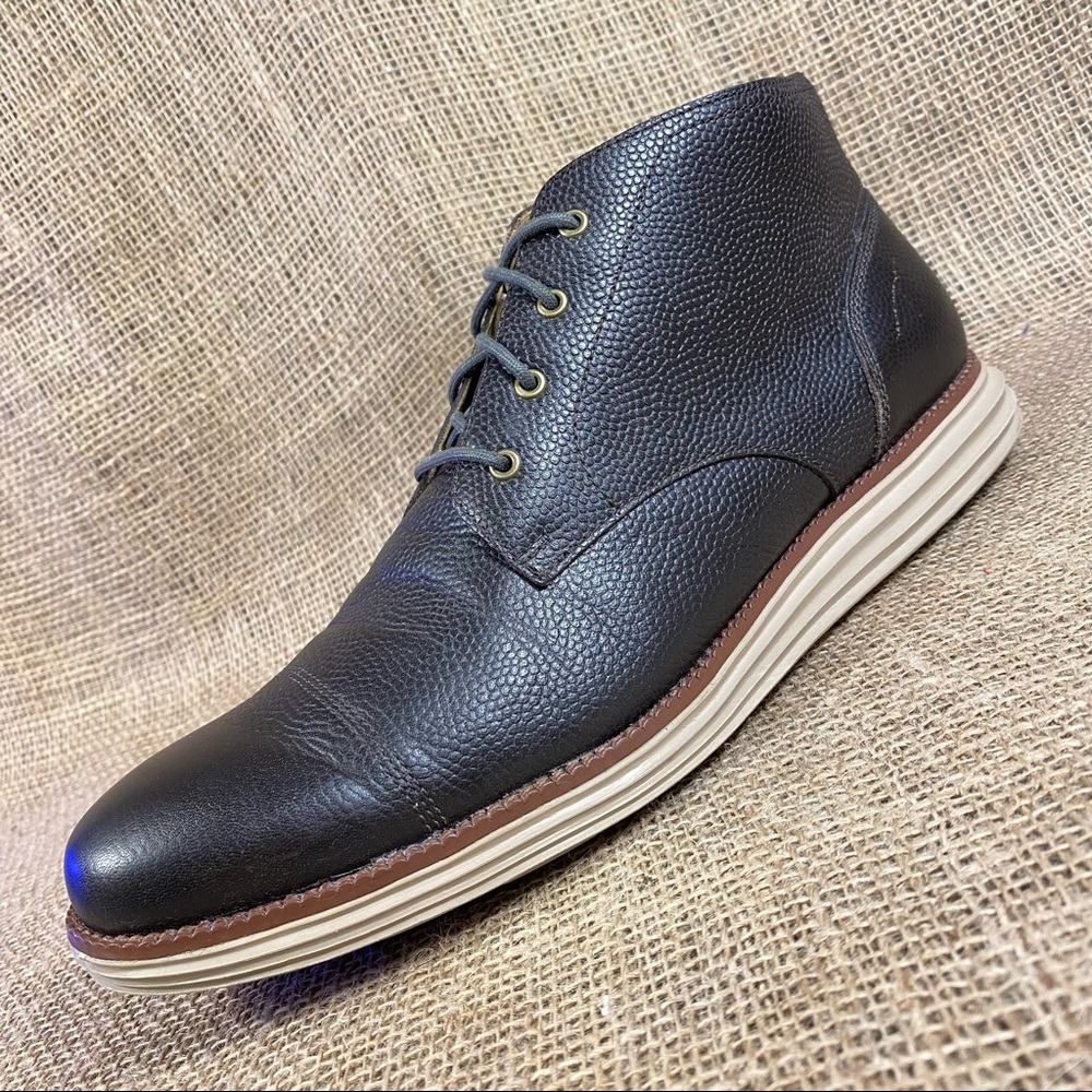 🛑SOLD🛑Cole Haan Boot Chukka Oxford Ankle brown Grand.os casual dress  11.5 M - Picture 2 of 11